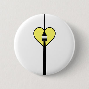 I Love Stuttgart 6 Cm Round Badge