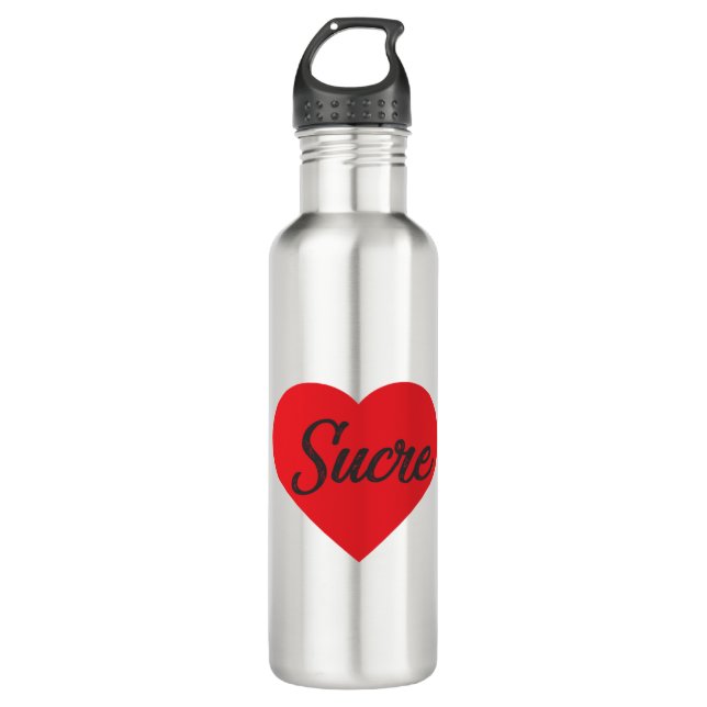 I Love Sucre - Bolivia 710 Ml Water Bottle (Front)