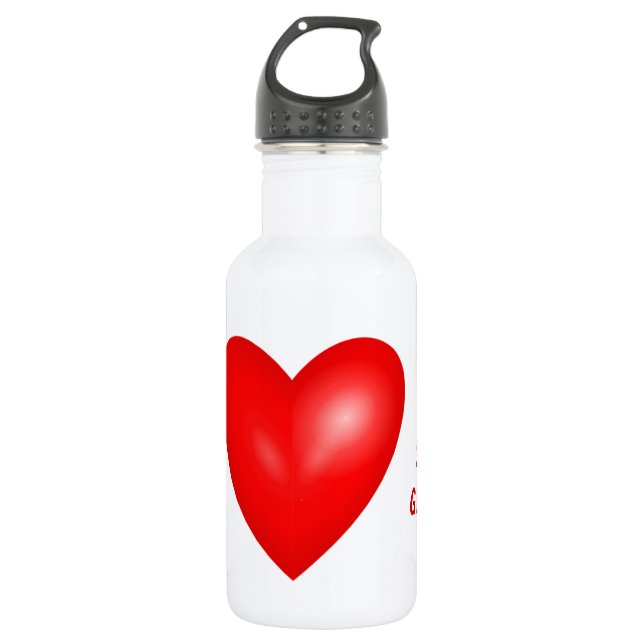 I Love Sugar Gliders 532 Ml Water Bottle (Front)