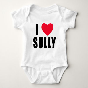 I Love Sully I HEART Sully Baby Bodysuit