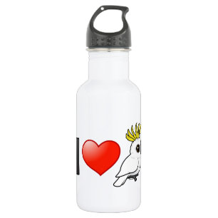 I Love Sulphur-crested Cockatoos 532 Ml Water Bottle
