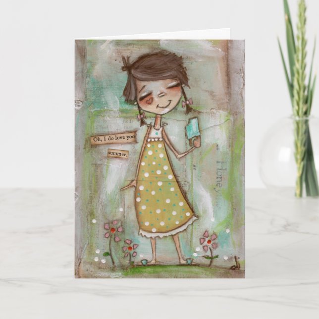 I love summer and you - Greeting Card (Front)