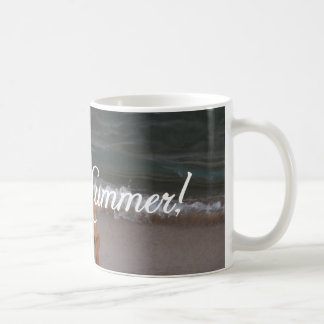 "I Love Summer" Beach Scene Mug