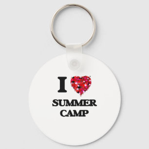 I love Summer Camp Key Ring