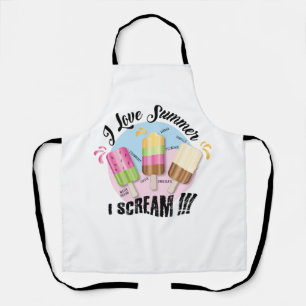 I love Summer - I Scream !!! Apron