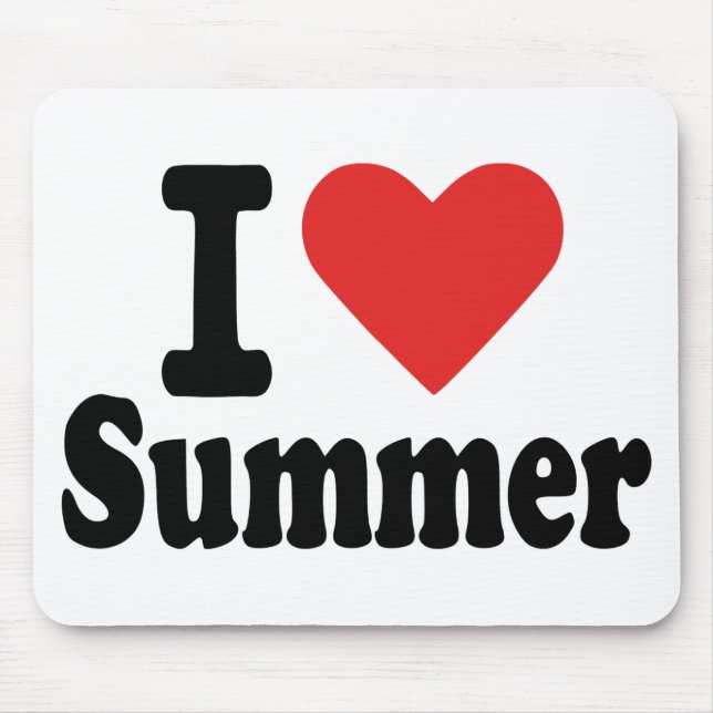 I love summer mouse mat (Front)