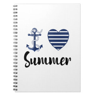 I Love Summer Notebook