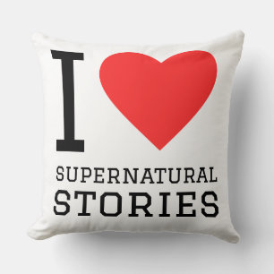 I love supernatural stories cushion
