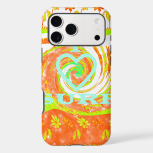 I Love Surf: Beautiful Floral with Cool Text Art 