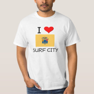 I Love Surf City New Jersey T-Shirt