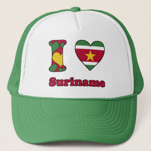I love Surinam Trucker Hat