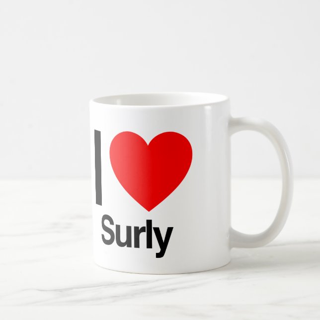 i love surly coffee mug (Right)