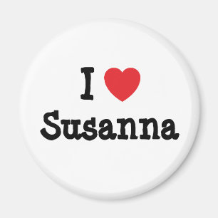 I love Susanna heart T-Shirt Magnet