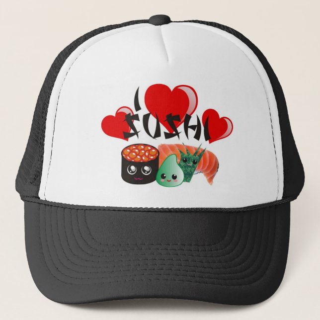 I Love Sushi hat (Front)