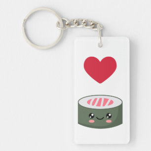I love Sushi Key Ring