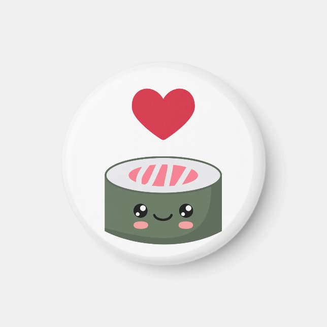 I love Sushi Magnet (Front)