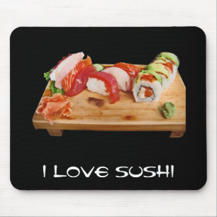I Love Sushi Mouse Mat