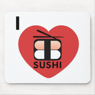 I Love Sushi Mouse Mat