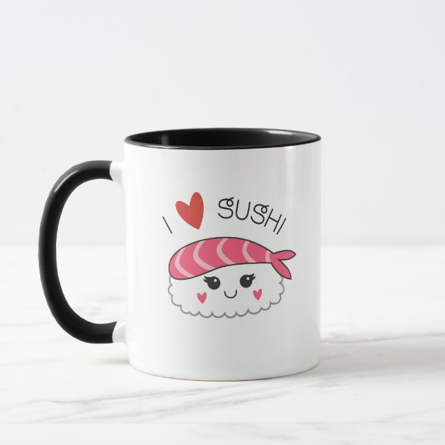 I love sushi mug (Left)