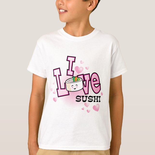 I love sushi T-Shirt (Front)