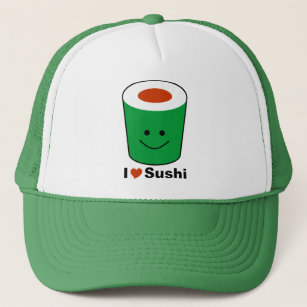 I Love Sushi Trucker Hat