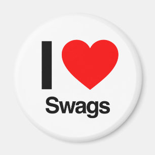 i love swags magnet