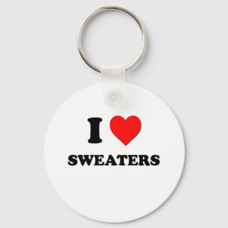 I love Sweaters Key Ring