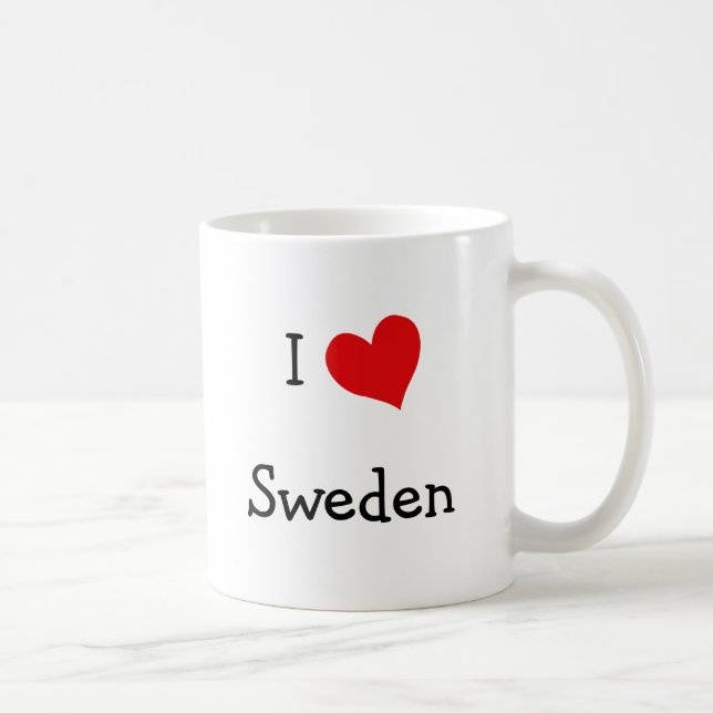 I Love Sweden Coffee Mug (Right)