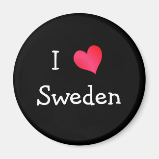 I Love Sweden Magnet
