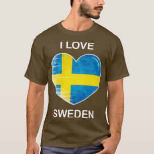 I Love Sweden My Home My Country my Heart 6 T-Shirt