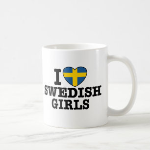 I Love Swedish Girls Coffee Mug