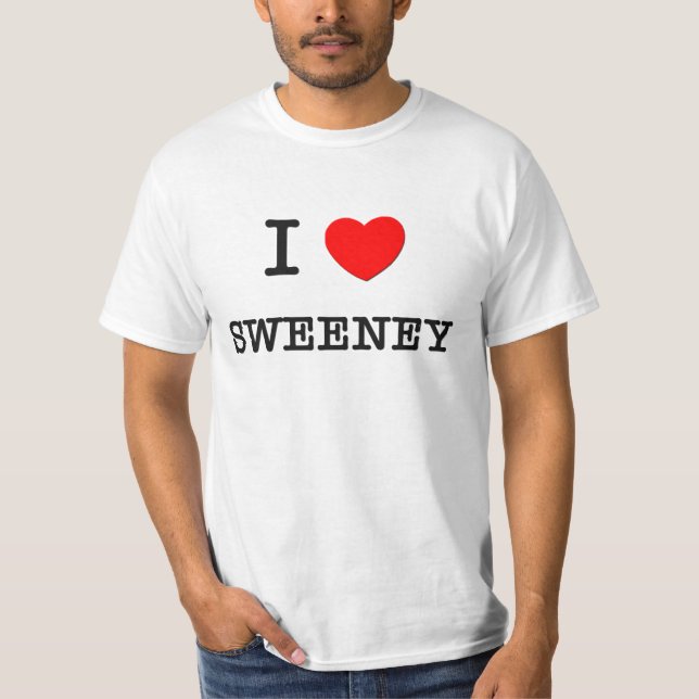 I Love Sweeney T-Shirt (Front)