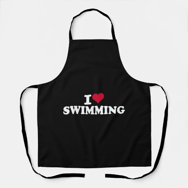 I love swimming apron (Front)