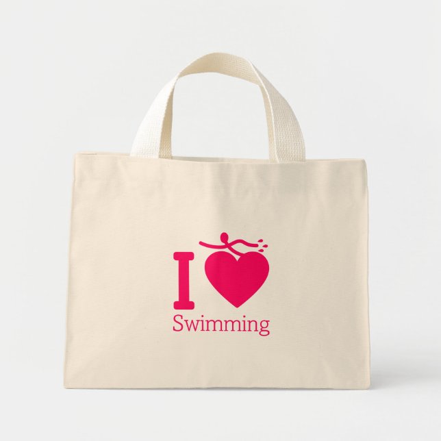 I Love Swimming Bag (Front)
