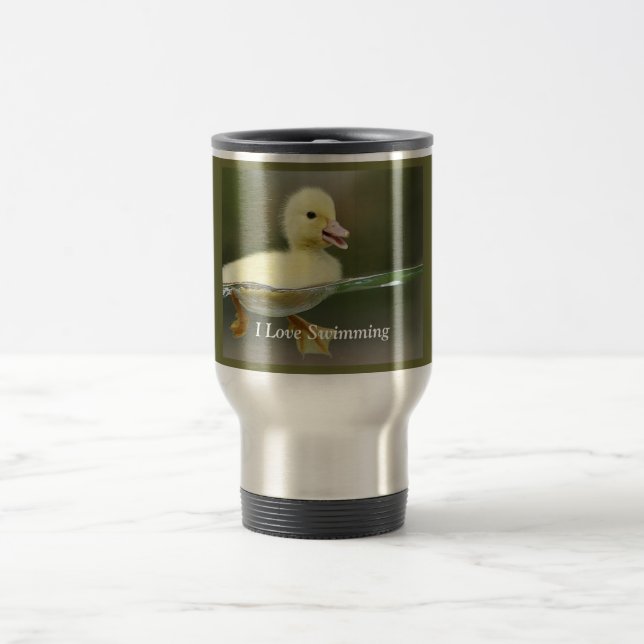 I Love Swimming Mug (Center)