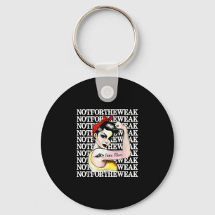 I Love Swimming - Swim Mum Not Weak Design Key Ring