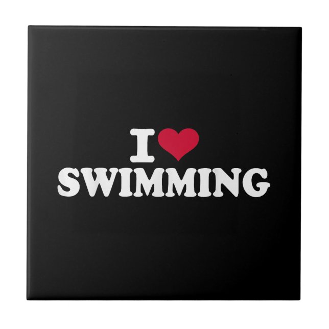 I love swimming tile (Front)