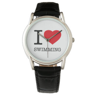 I LOVE SWIMMING WATCH