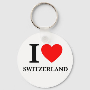 I Love Switzerland Key Ring