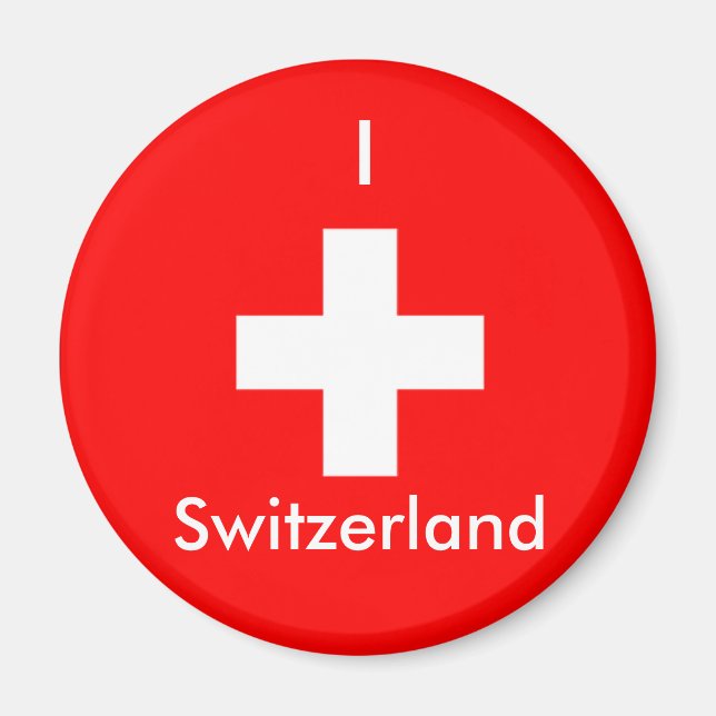 I love Switzerland Magnet (Front)