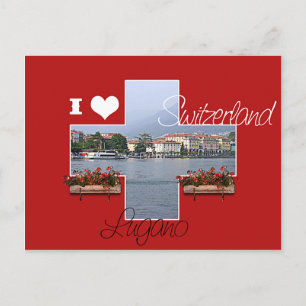 I love Switzerland Postcard