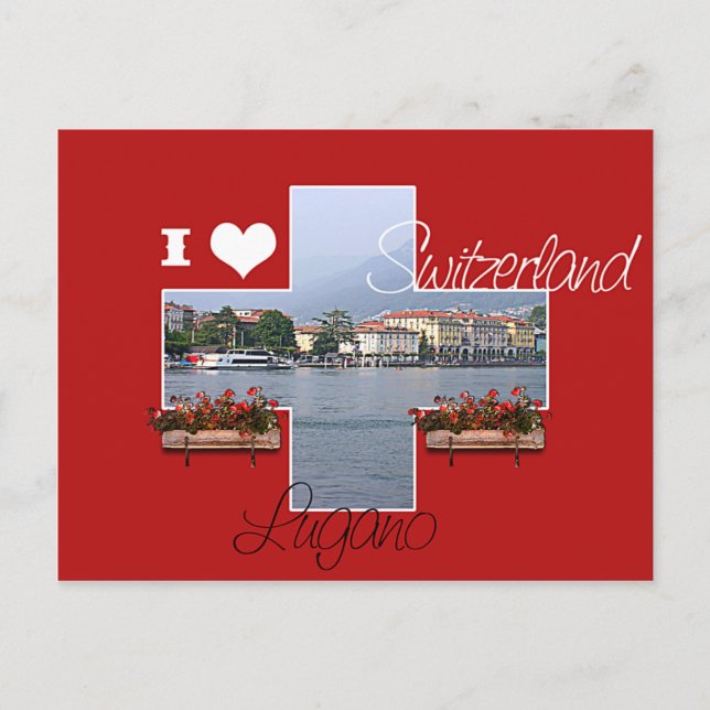 I love Switzerland Postcard (Front)