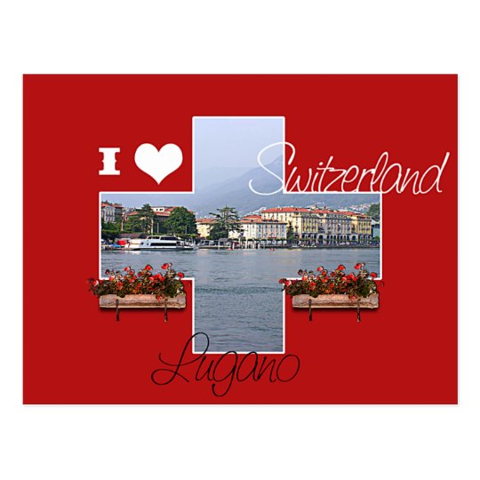 I love Switzerland Postcard