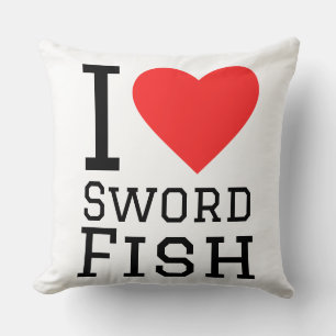 I love sword fish cushion