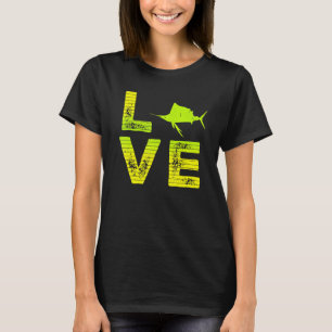 I Love Swordfishs Fish Swordfish Loving Boys Girls T-Shirt