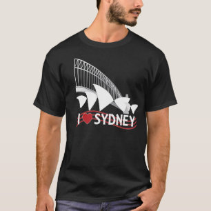 I LOVE SYDNEY BLACK T-Shirt