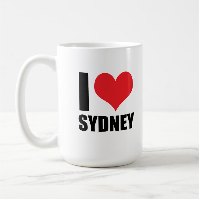 I love Sydney Coffee Mug (Left)