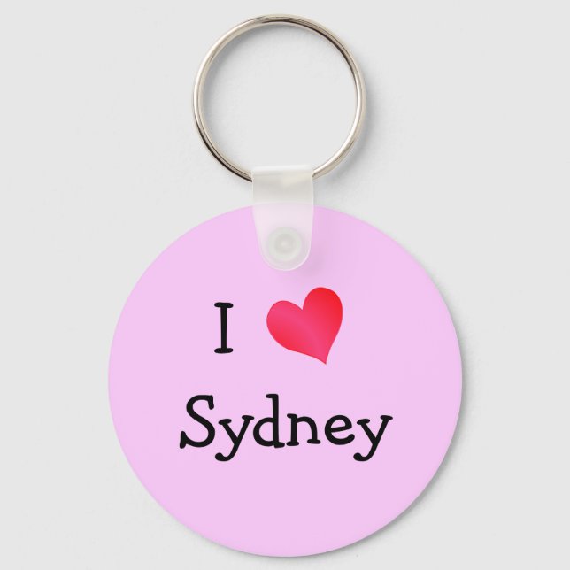 I Love Sydney Key Ring (Front)