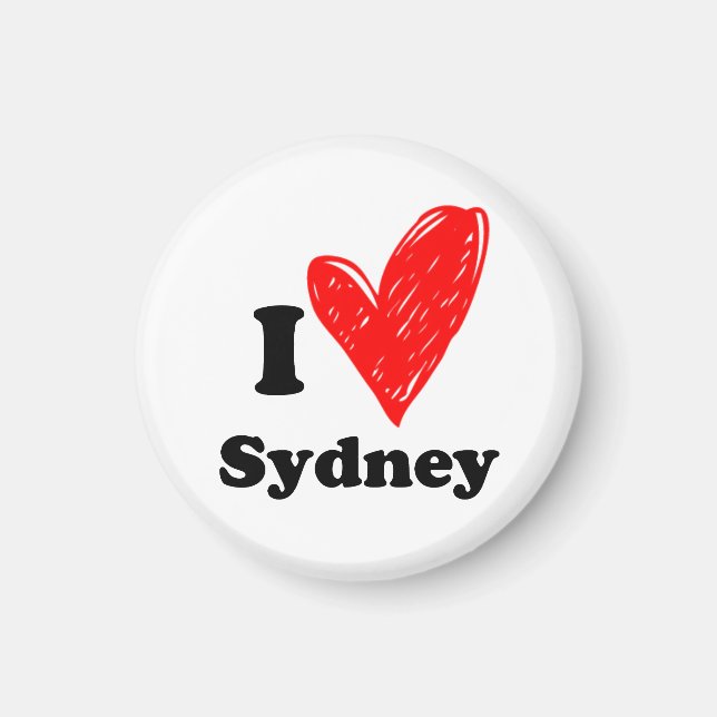 I love Sydney Magnet (Front)