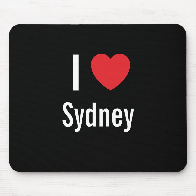 I love Sydney Mouse Mat (Front)